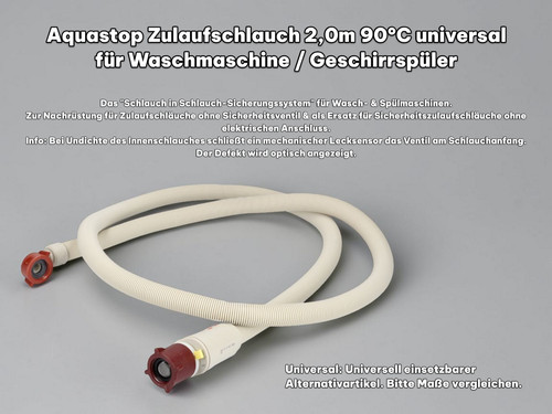 Aquastop zulaufschlauch 0m - aquastop, 2,0m